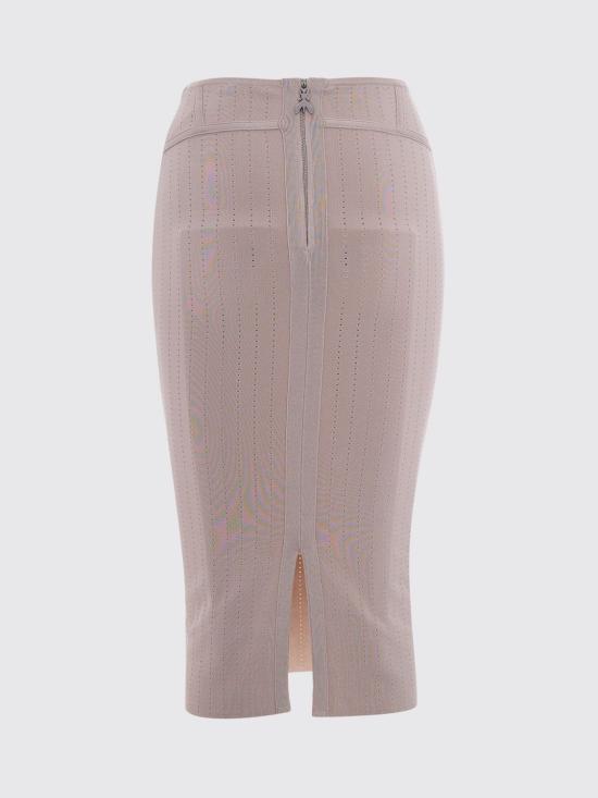 26SS 파트리지아페페 미디 스커트 8G0510K315 S748 Grey - PATRIZIA PEPE