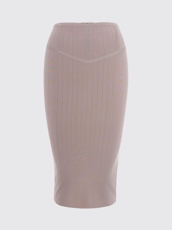 26SS 파트리지아페페 미디 스커트 8G0510K315 S748 Grey - PATRIZIA PEPE