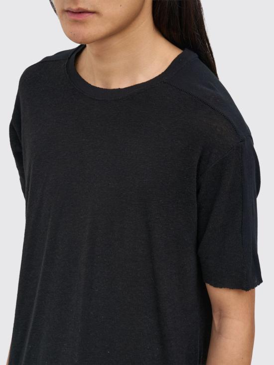 26SS 톰크롬 반팔 티셔츠 MTS927 Black - THOM KROM