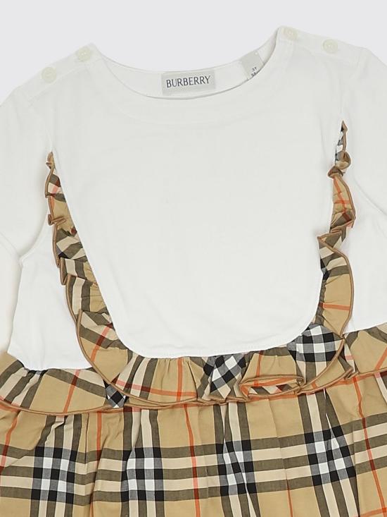 26SS [키즈] 버버리 원피스 8121221 A1464 White - BURBERRY