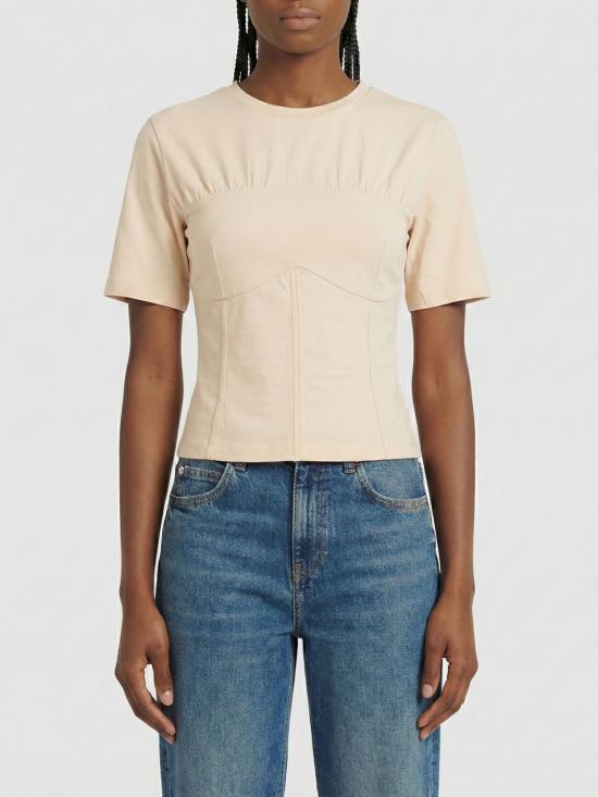 26SS 파트리지아페페 반팔 티셔츠 8M1803J387 W409 Ivory