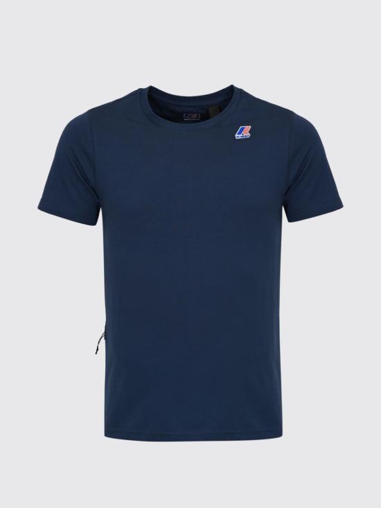 26SS 까웨 반팔 티셔츠 K7142KW B67 Navy - K-WAY