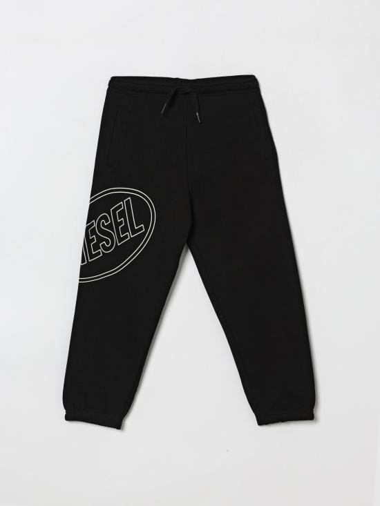 26SS [키즈] 디젤 트레이닝/조거 팬츠 J026610GEAD K900 Black