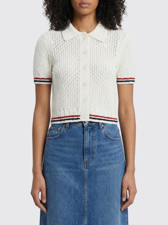 26SS 톰브라운 폴로 티셔츠 FKC694AY3062 100 White