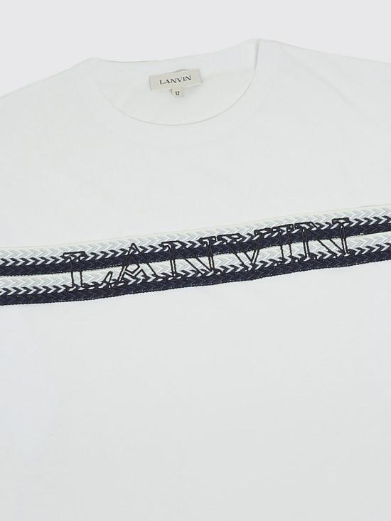 26SS [키즈] 랑방 티셔츠 N30362 CN48 White - LANVIN