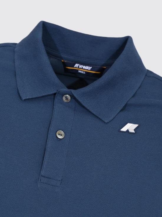 26SS 까웨 폴로 티셔츠 K1125BW B67 Blue 1 - K-WAY