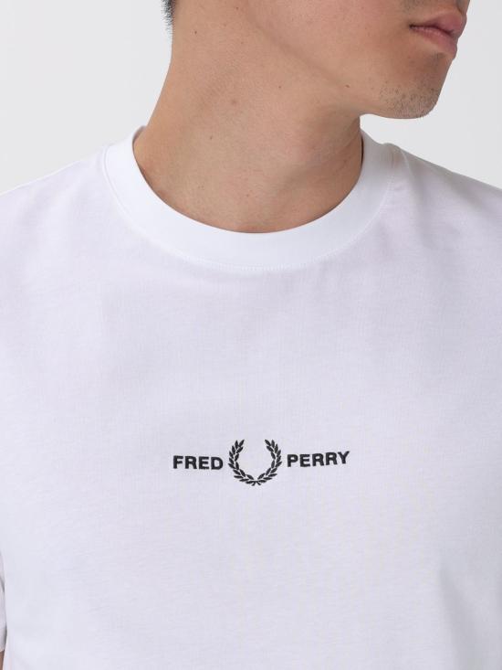 26SS 프레드페리 반팔 티셔츠 M4580 100 White - FRED PERRY