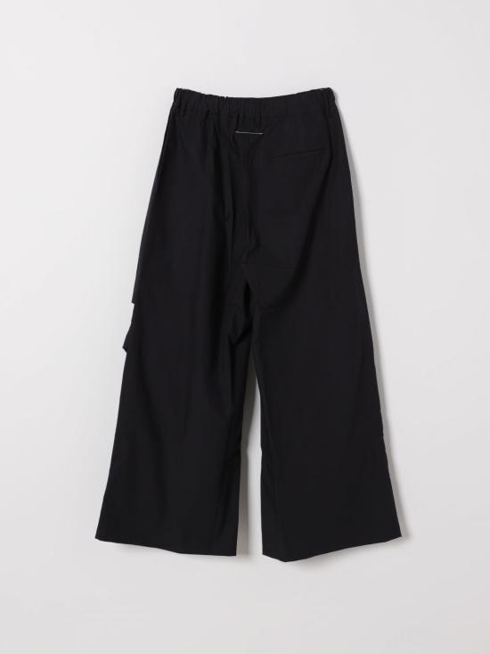 26SS [키즈] MM6 메종마르지엘라 스트레이트 팬츠 M60994MM05H M6900 Black - MM6 MAISON MARGIELA