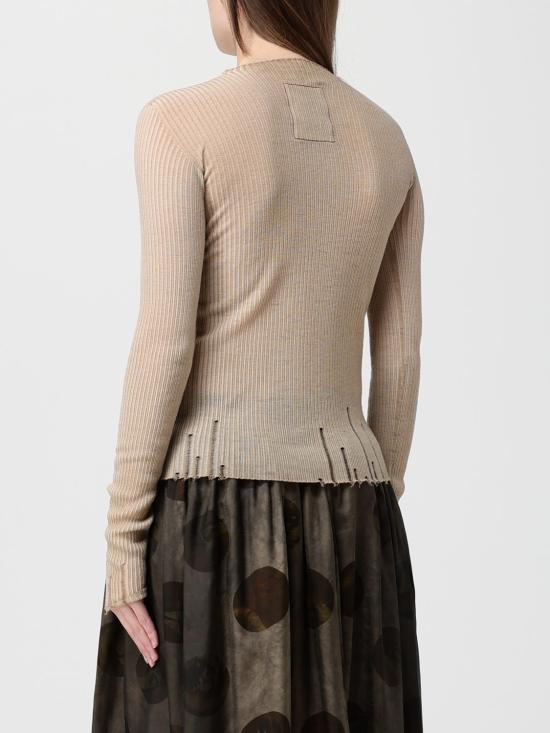 26SS 우마 왕 긴팔 티셔츠 UK7114 UW200 Brown - UMA WANG