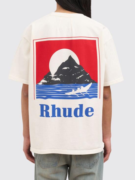 26SS 루드 반팔 티셔츠 RHPS26TT18012 6010 White - RHUDE