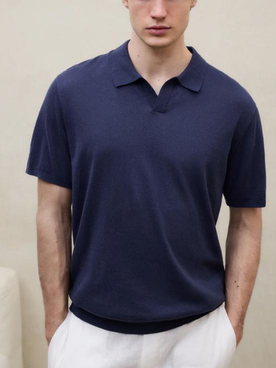 26SS 에콜프 반팔 티셔츠 MCMGAKNOLMO00639S26 161 Blue - ECOALF