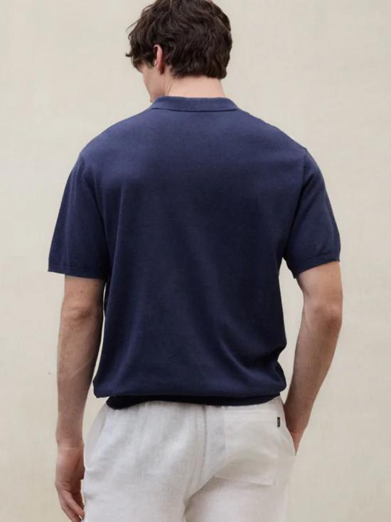 26SS 에콜프 반팔 티셔츠 MCMGAKNOLMO00639S26 161 Blue - ECOALF