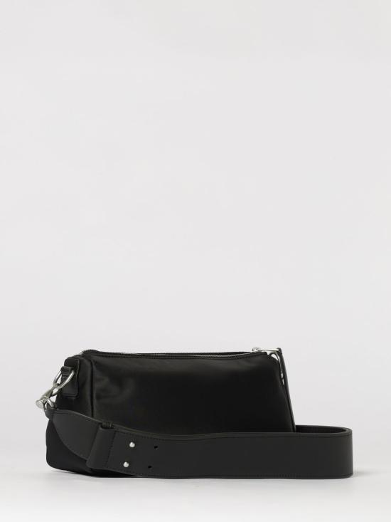 26SS 아미 톤온톤 하트 로고 나일론 캔버스 마르셀 백 ULL707AW0001 001 Black - AMI