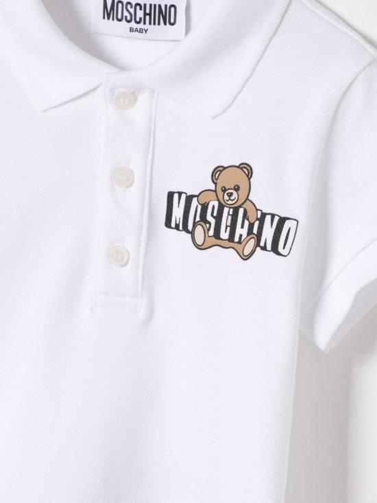 26SS [키즈] 모스키노 풀오버 MUM04JLFA09 10101 White - MOSCHINO
