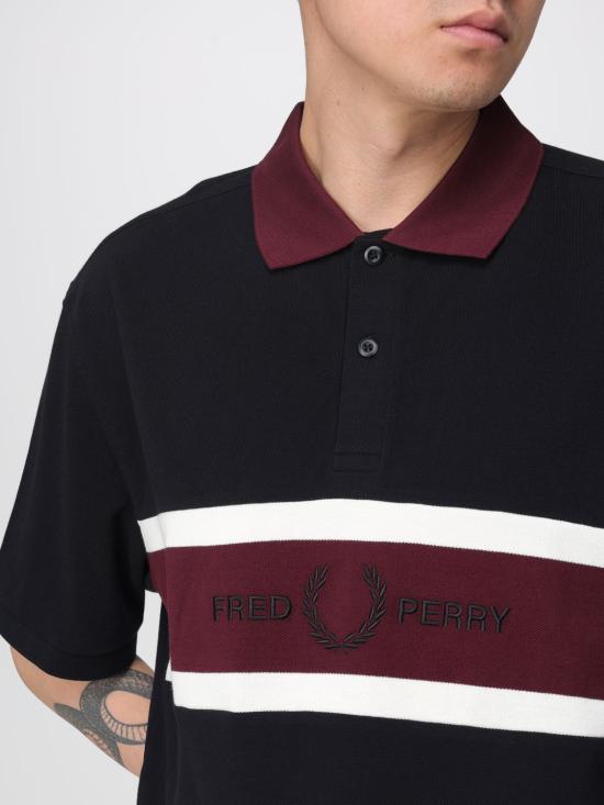 26SS 프레드페리 폴로 티셔츠 M2421 102 Black - FRED PERRY