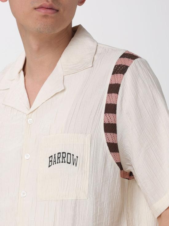 26SS 바로우 반팔 셔츠 S6BWUASI047 013 Beige - BARROW