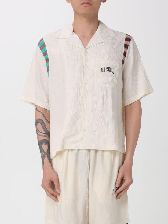 26SS 바로우 반팔 셔츠 S6BWUASI047 013 Beige