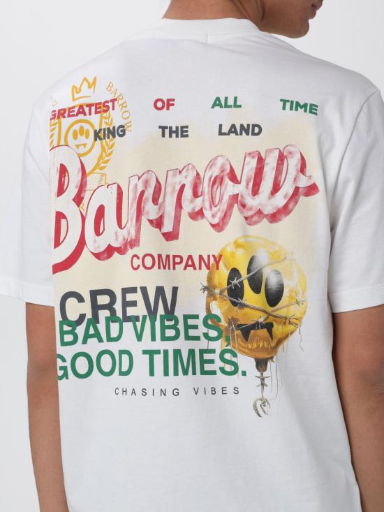 26SS 바로우 반팔 티셔츠 S6BWUATH086 412 Brown - BARROW