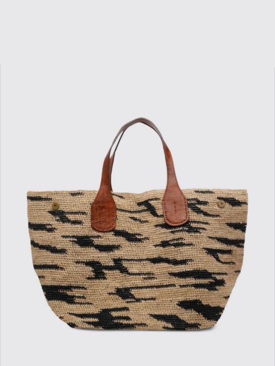 26SS 이벨리브 토트백 LAZAIIZEBRA ZEBRA PRINT Black - IBELIV