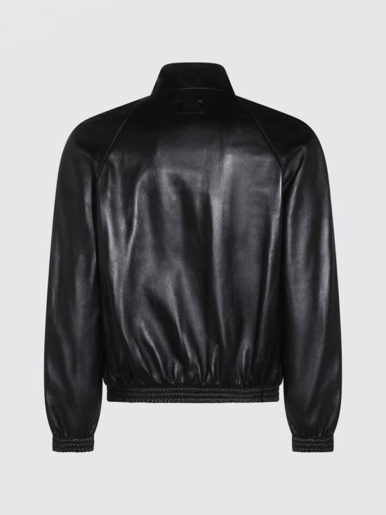 26SS 아크네 스튜디오 가죽 자켓 B70168 900 Black - ACNE STUDIOS