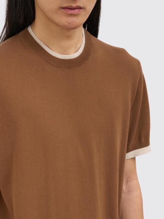 26SS 파올로페코라 스웨터 A011F100 1181 Brown - PAOLO PECORA