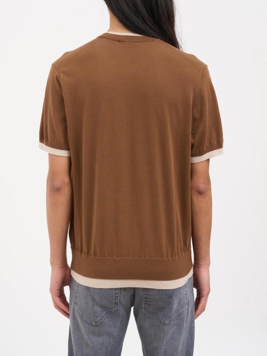 26SS 파올로페코라 스웨터 A011F100 1181 Brown - PAOLO PECORA