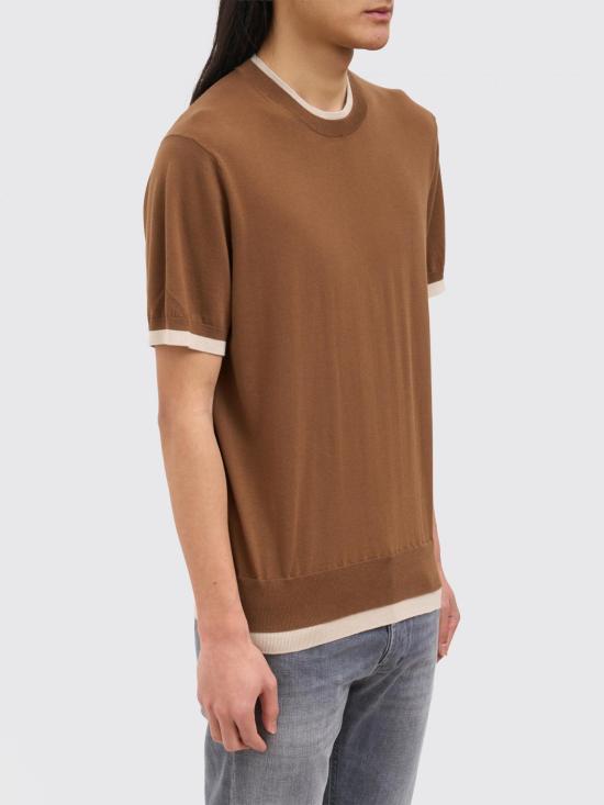 26SS 파올로페코라 스웨터 A011F100 1181 Brown - PAOLO PECORA