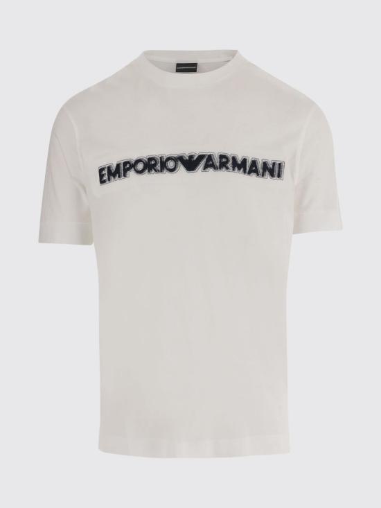 26SS 엠포리오 아르마니 반팔 티셔츠 EM004520AF13747 U0003 White - EMPORIO ARMANI