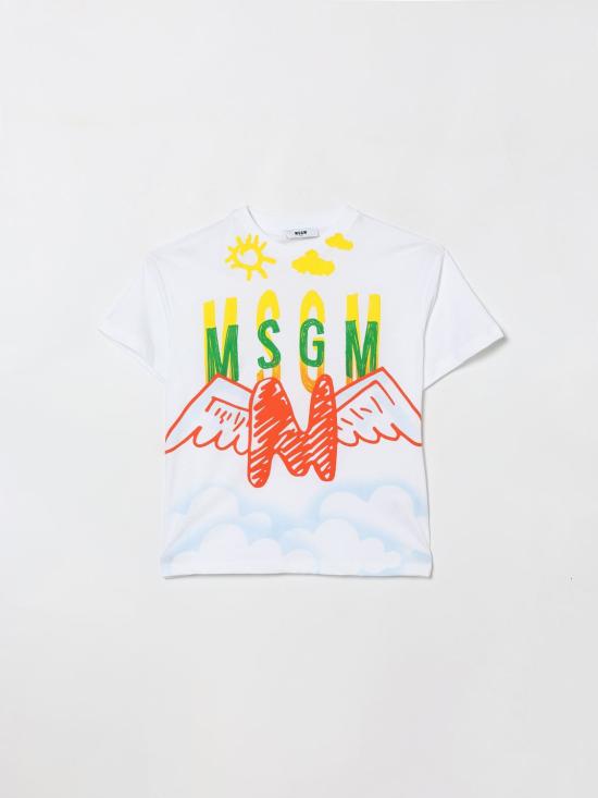 26SS [키즈] 엠에스지엠 티셔츠 S6MSNBTH233 001 White
