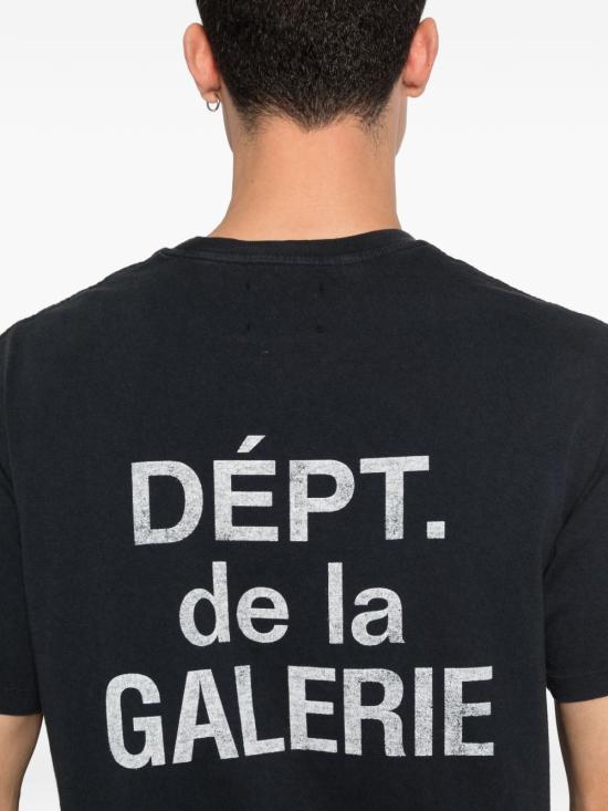 26SS 갤러리 디파트먼트 반팔 티셔츠 TOP038 WASHEDBLACK Black - GALLERY DEPT