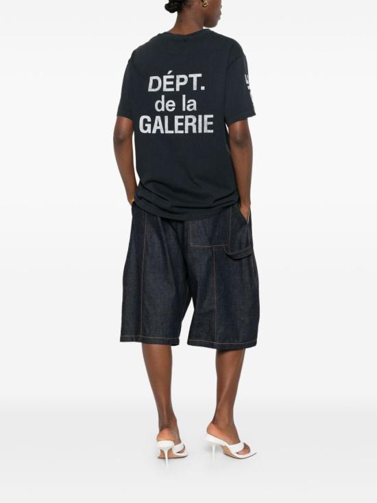 26SS 갤러리 디파트먼트 반팔 티셔츠 TOP038 WASHEDBLACK Black - GALLERY DEPT