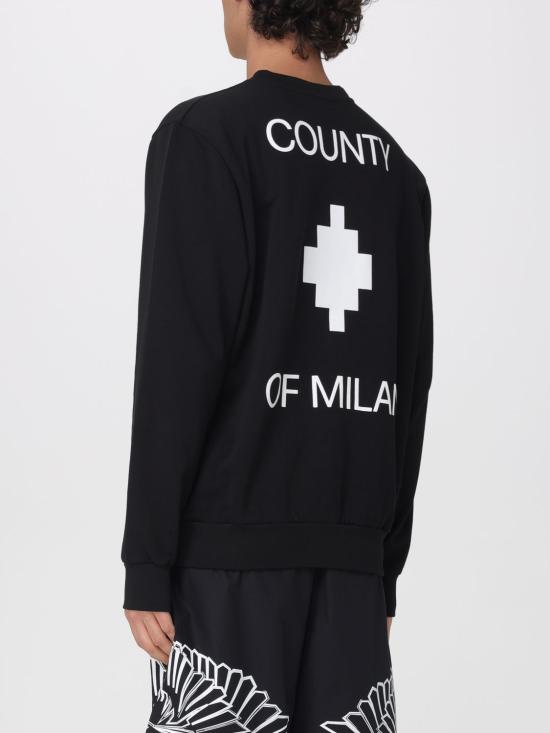 26SS 컨트리 오브 밀란 긴팔 티셔츠 S6CMMASW099 110 Black - COUNTY OF MILAN