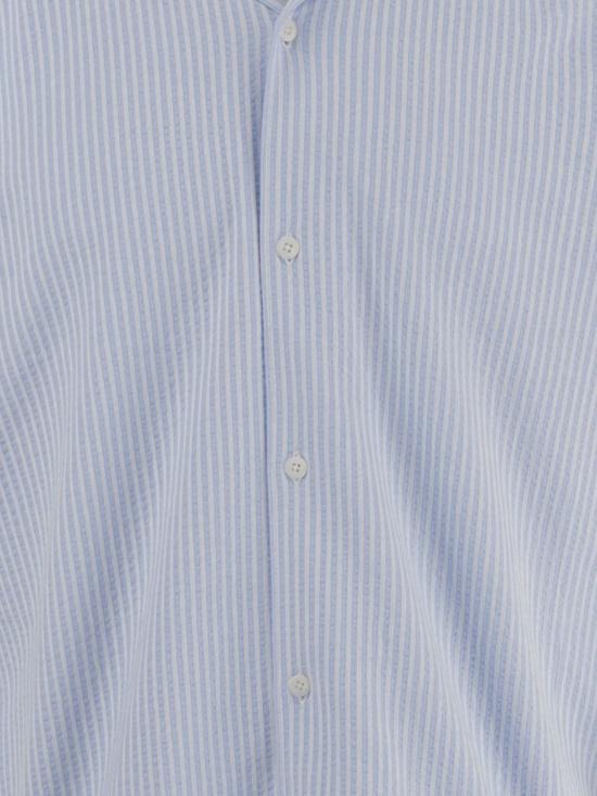 26SS 빈스 반팔 셔츠 M16019059B 659ROW Blue - VINCE