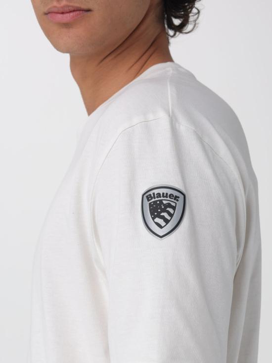 26SS 블라우어 반팔 티셔츠 26SBLUH02068 102 White - BLAUER