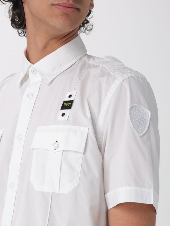 26SS 블라우어 반팔 셔츠 26SBLUS02271 102 White - BLAUER