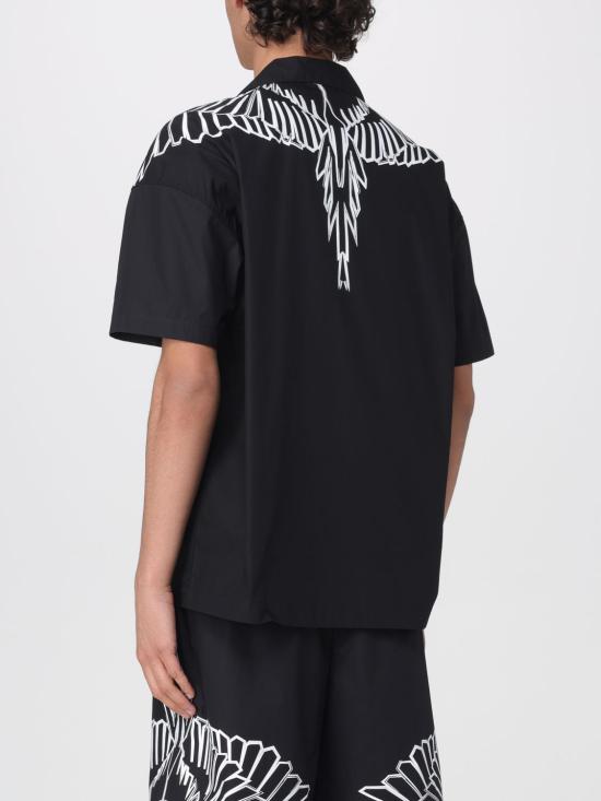 26SS 컨트리 오브 밀란 반팔 셔츠 S6CMMASI009 110 Black - COUNTY OF MILAN