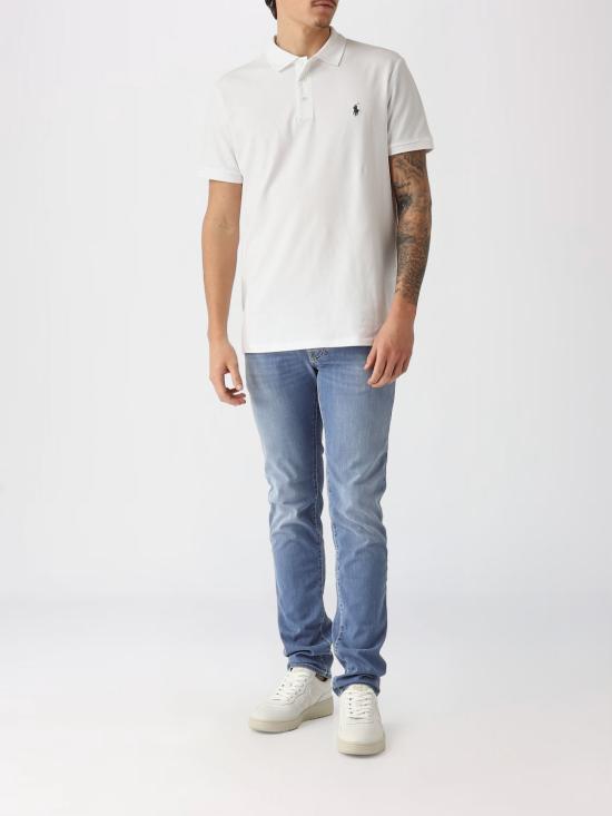 26SS 폴로 랄프로렌 폴로 티셔츠 710941439 002 White - POLO RALPH LAUREN