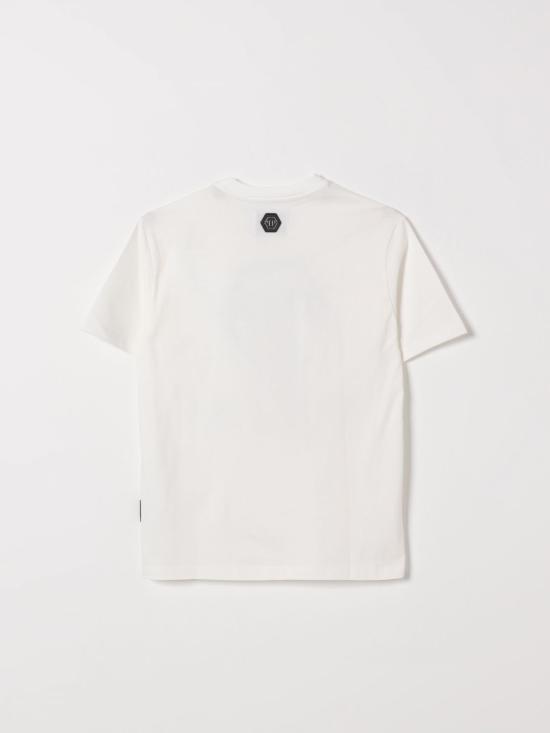 26SS [키즈] 필립 플레인 티셔츠 S6PHJGTH202 002 White - PHILIPP PLEIN