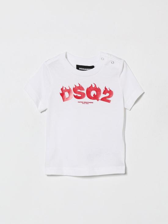 26SS [키즈] 디스퀘어드2 티셔츠 DQ3275D00XM DQ100 White