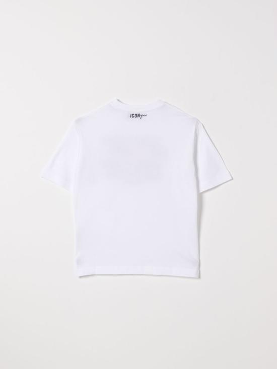 26SS [키즈] 디스퀘어드2 티셔츠 DQ3387D0AG7 DQ100 White - DSQUARED2