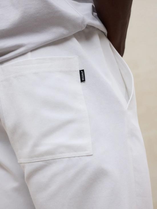 26SS 에콜프 스트레이트 팬츠 MCMGAPAGINAA0239S26 000 White - ECOALF