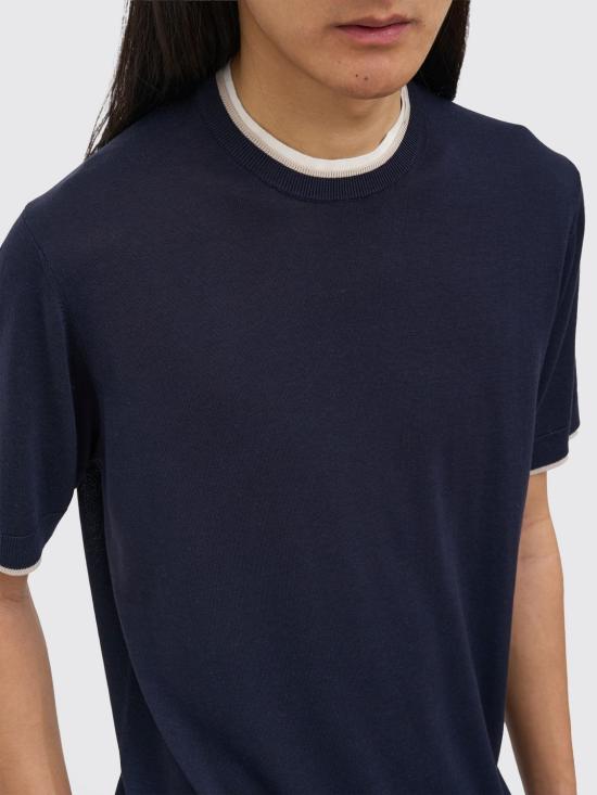 26SS 파올로페코라 스웨터 A045F200 6685 Blue - PAOLO PECORA