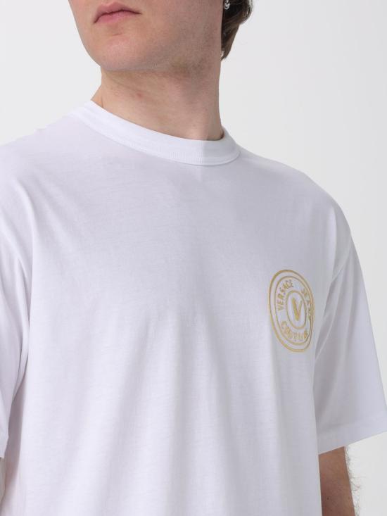 26SS 베르사체 반팔 티셔츠 80GAHT04CJ00T G03 White - VERSACE