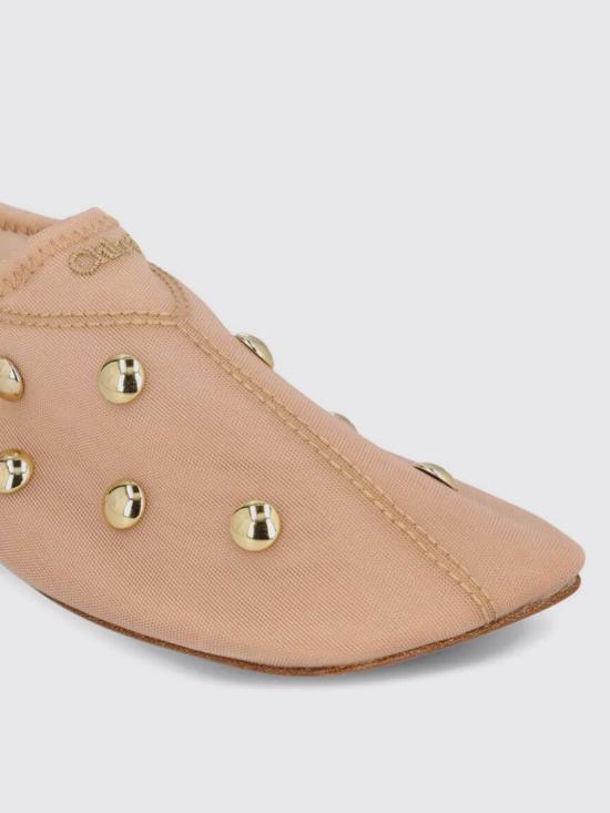 26SS 끌로에 플랫 슈즈 CH26S16TWE 26Y Beige - CHLOE