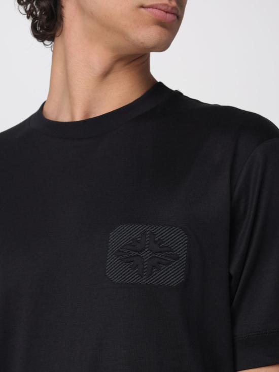 26SS 엠포리오 아르마니 반팔 티셔츠 EM002938AF18312 UC001 Black - EMPORIO ARMANI