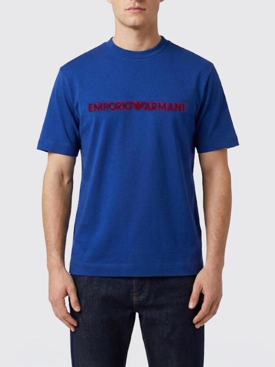 26SS 엠포리오 아르마니 반팔 티셔츠 EM004520AF13747 UB093 Blue