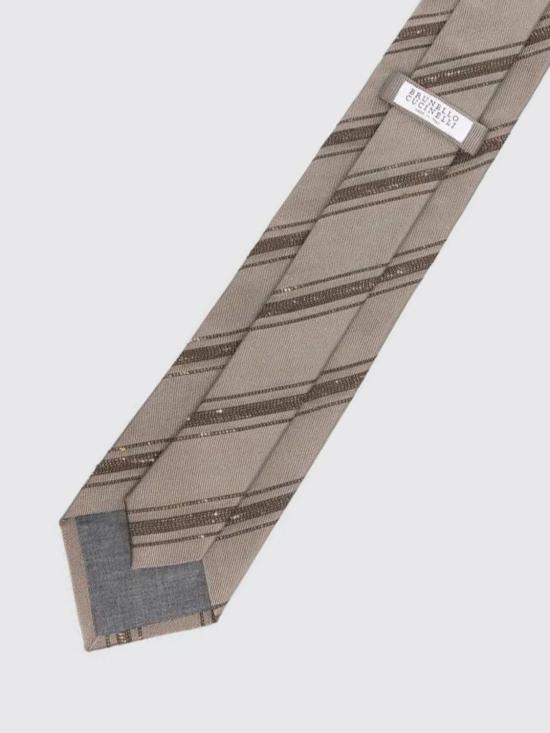 26SS 브루넬로 쿠치넬리 넥타이 MX8640018 C009 Brown - BRUNELLO CUCINELLI
