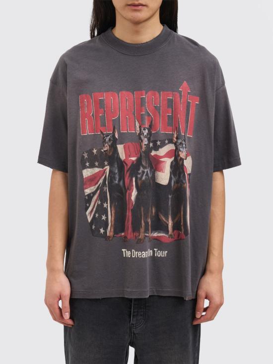 26SS 리프레젠트 반팔 티셔츠 MLM100593 46 Grey