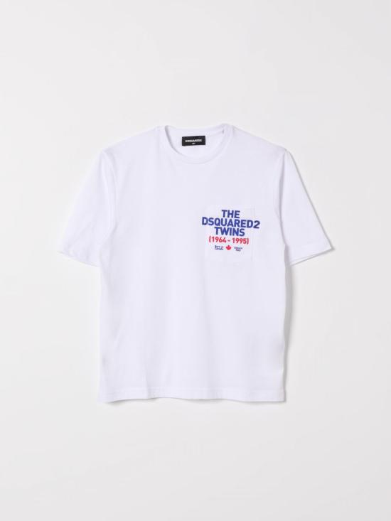 26SS [키즈] 디스퀘어드2 티셔츠 DQ3166D004G DQ100 White