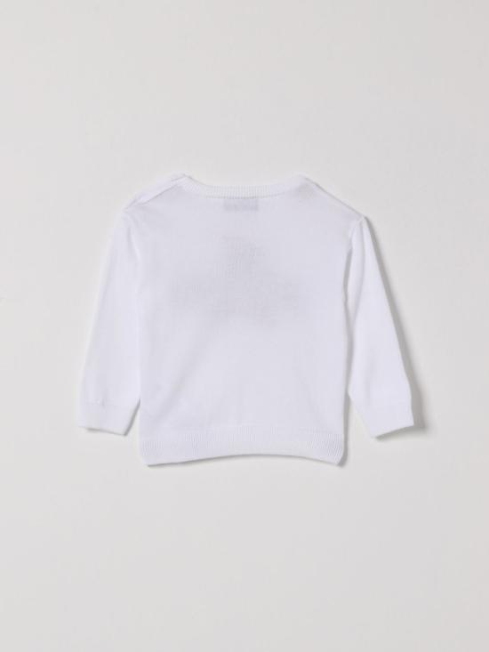 26SS [키즈] 모스키노 풀오버 M8W00JLHE62 10101 White - MOSCHINO